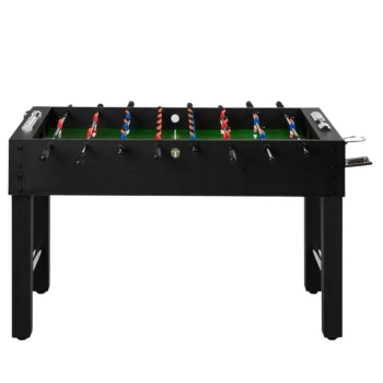 Stół do piłkarzyków piłkarski płyta MDF DUŻY CZARNY